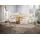 OTTO home Eckbankgruppe Gabi Essecke, Sitzgruppe, Eckbankgruppe, Küchenbankgruppe, (Set, 4-tlg., 4tlg), Gestell aus matt-schwarzem Flachmetall, stabil, 2-Stoff-Design beige|weiß