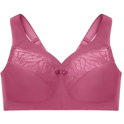 GLAMORISE MagicLift Natürlich formender Stütz-BH - Rot-Violett Unterwäsche   Damen 