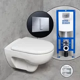 Geberit Renova Wand-WC & Tellkamp WC-Sitz mit neeos Vorwandelement,, 203040000+16791CR#SET,