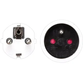 Generique Verlängerungskabel - 10 m - WEIß - 3G1.5 - STECKER-TYP E (französisches system)