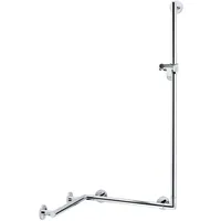 Keuco Plan Care Duschhandlauf mit Brausestange Aluminium silber-eloxiert 597/880/1265 mm