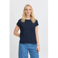 ICHI T-Shirt in blau | Gr.: M