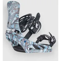 BURTON Lexa Snowboardbindungen - blue butterflies - M
