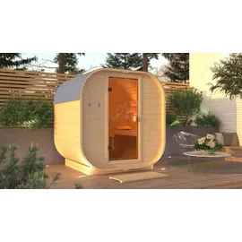 Karibu Quadro 1 inkl. 9 kW Ofen + ext. Steuerung