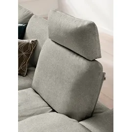 W.Schillig Eckcouch Chenille 3-Sitzer Grau