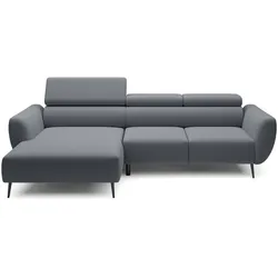 Ecksofa Alisson Stoff Graphite