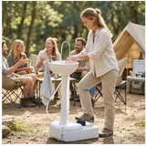 Outsunny Camping Waschbecken grau 17 l