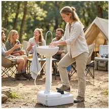Outsunny Camping Waschbecken grau 17 l