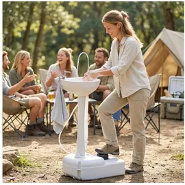 Outsunny Camping Waschbecken grau 17 l