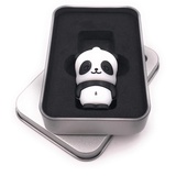 Onwomania Panda Bär flach stehend USB Stick in Alu Geschenkbox 64 GB USB 3.0