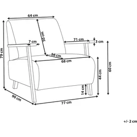 Beliani Sessel, Lesja
