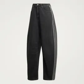 adidas BARREL-JEANS, HOHER BUND - True Black Denim - 32-32