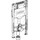 Geberit Duofix Bambini Element für Kleinkinder und Kinder 97 cm mit Sigma Unterputzspülkasten 12 cm