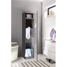 WIMEX Wäscheschrank Multischrank-System 40 x 185 x 40 cm Grau