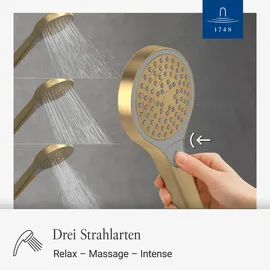 Villeroy & Boch Verve Showers Handbrause 3 Strahlarten, TVS10900100076