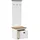 vidaXL BODO Sitzbank 50x40x157 cm braun und weiß