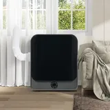 Merax Wäschetrockner 3–4,5kg, Edelstahltrommel, 830W, 5 Programme, Mehrfachfiltration, Überhitzungsschutz, wandmontierbar, , Grau - Grau