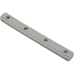 Gardinia Schienenverbinder für Aluminium-Vorhangschienen, weiß, 1-läufig, 2-läufig und 3-läufig
