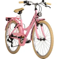 Dacapo Kinderfahrrad 24'' Toscana vintage rosa 6 Gänge RH