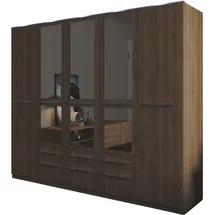 Priess Wäscheschrank Barcelona 230 x 193 x 54 cm Braun