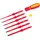CIMCO VDE-Schraubendreher-Wechselklingen-Set 117860 8-tlg. Rot/Schwarz