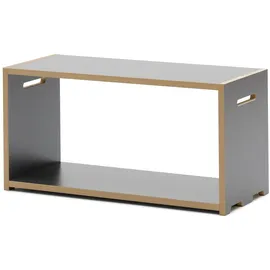 Tojo hochstapler Regal 76 x 32 x 38,5 cm grau