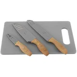 Outwell Messerset 4-teilig Einheitsgröße Edelstahl schwarz