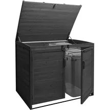 MCW Mülltonnenbox H75b 138 x 138 x 105 cm schwarz