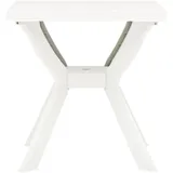 vidaXL Bistrotisch 70 x 70 x 72 cm Weiß