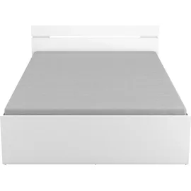 Demeyere Stauraumbett MICHIGAN 140 x 200 cm Holz lackiert weiß