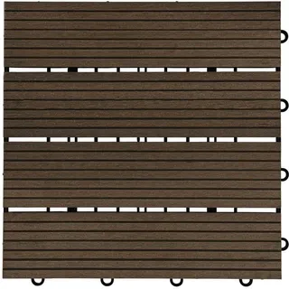 WPC Bavaro dunkelbraun 30 x 30 x 2,2 cm