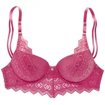 s.Oliver Push-up BH mit Spitzen-Detail orange 85C