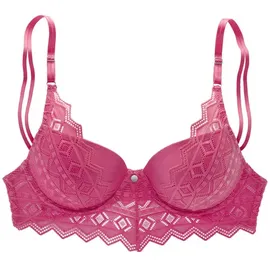 s.Oliver Push-up BH mit Spitzen-Detail orange 85C