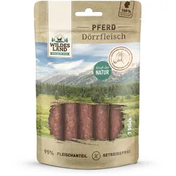 Wildes Land Dörrfleisch Hunde Snack WL Pferd Dörrfleisch 150g Hunde Snack