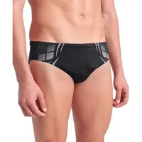 Arena Badehose Poseidonia Swim Black/White 6