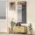 Homcom Garderoben-Set 60 x 13,5 x 127,5 cm beige