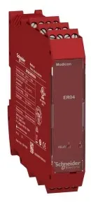 Schneider Electric XPSMCMER0004 Relais-Ausgangserweiterung Modicon XPSMCM, 2x 2S+1Ö, Ansteuerung via OSSD, Schraubklemme