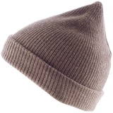 Golden Goat Berkeley Rip Strick Mütze Beanie Unisex 100% Kaschmir Wolle Farbe: walnut