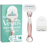 Gillette Venus Deluxe Smooth Sensitive Rasierer mit Halter