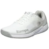 Kempa Wing 2.0 Handballschuhe Damen weiß/cool grau 37.5 UK 4.5