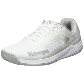 Kempa Wing 2.0 Handballschuhe Damen weiß/cool grau 37.5 UK 4.5