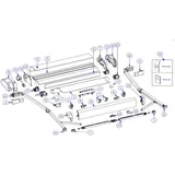 Thule Omnistor 9200 Befestigungssatz Spannstange/Klemmprofil Gehäuse