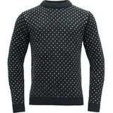 Devold of Norway Devold Sørisen Wool Sweater ink/offwhite L