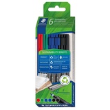 Staedtler Lumocolor 318 permanent sortiert, 4er-Set (318 C6-1)