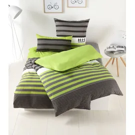 OTTO home Majoran gestreift Grün 155 x 220 cm + 2 x 40 x 80 cm
