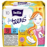 Bella for Teens Ultra Binden Energy: Ultradünne Binden Für Teenager, 6er Pack (6 X 10 Stück), Mit Flügeln + Frischeduft