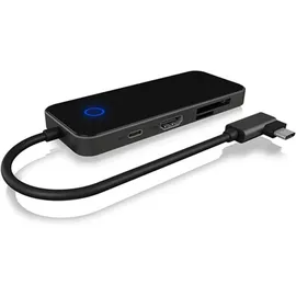 Icy Box IB-DK4050-CPD 12 in 1 USB Type-C® Notebook DockingStationk (2x HDMI 4K60Hz, 1x DP), 4k60Hz