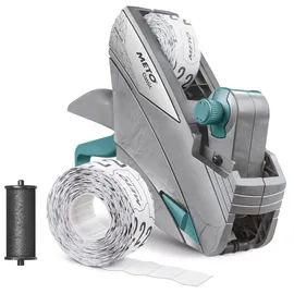 METO Preisauszeichner Set Silber/Teal