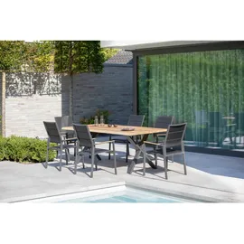 Niehoff Solid Gartentisch 220 x 95 x 76 cm Anthrazit