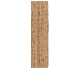 KADIMA DESIGN Läufer Boho Natur-Bunt 60 x 230 cm - ERME Kadima Design